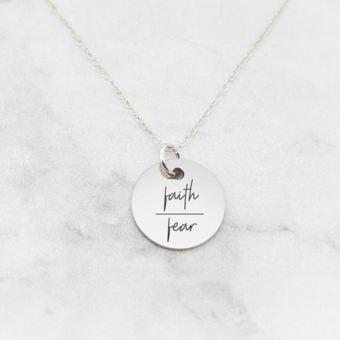 Dare To Dream - Sterling Silver Bar Necklace