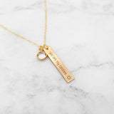 You Are My Sunshine Necklace - Gold Personalized Necklace For Mom