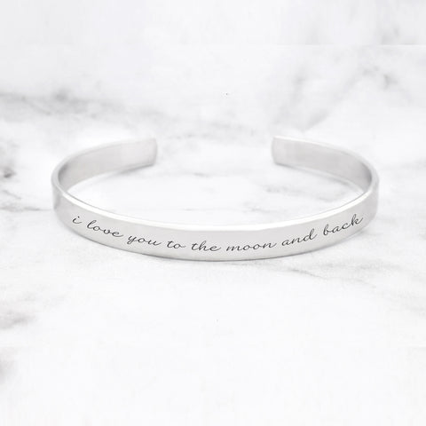 Strong Is Beautiful Mantra Bracelet