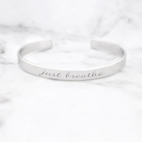 Strong Is Beautiful Mantra Bracelet