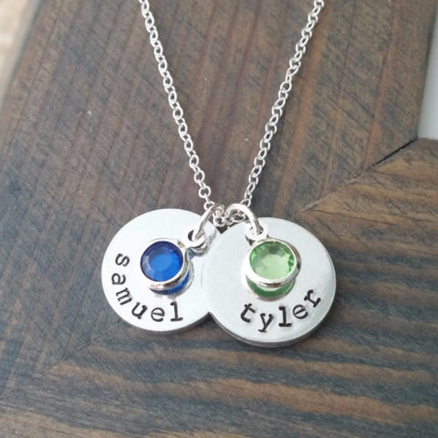 Personalized Mom Necklace - My Boys Necklace