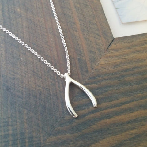 Tiny Sideways Cross Necklace