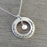 Personalized Hand Stamped Necklace