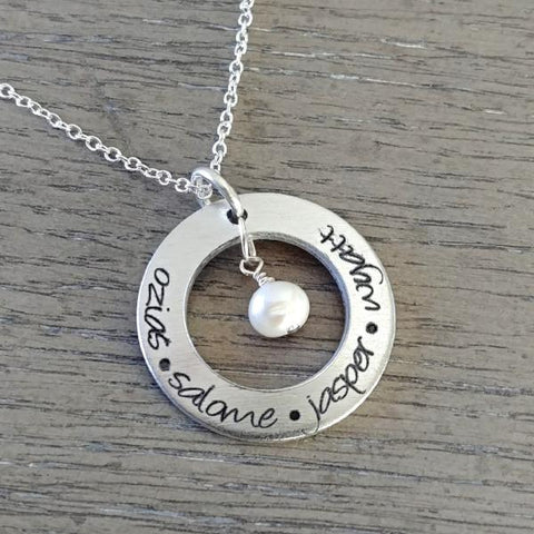 Personalized Necklace with Kids Names