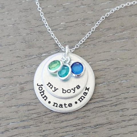 Personalized Necklace with Kids Names