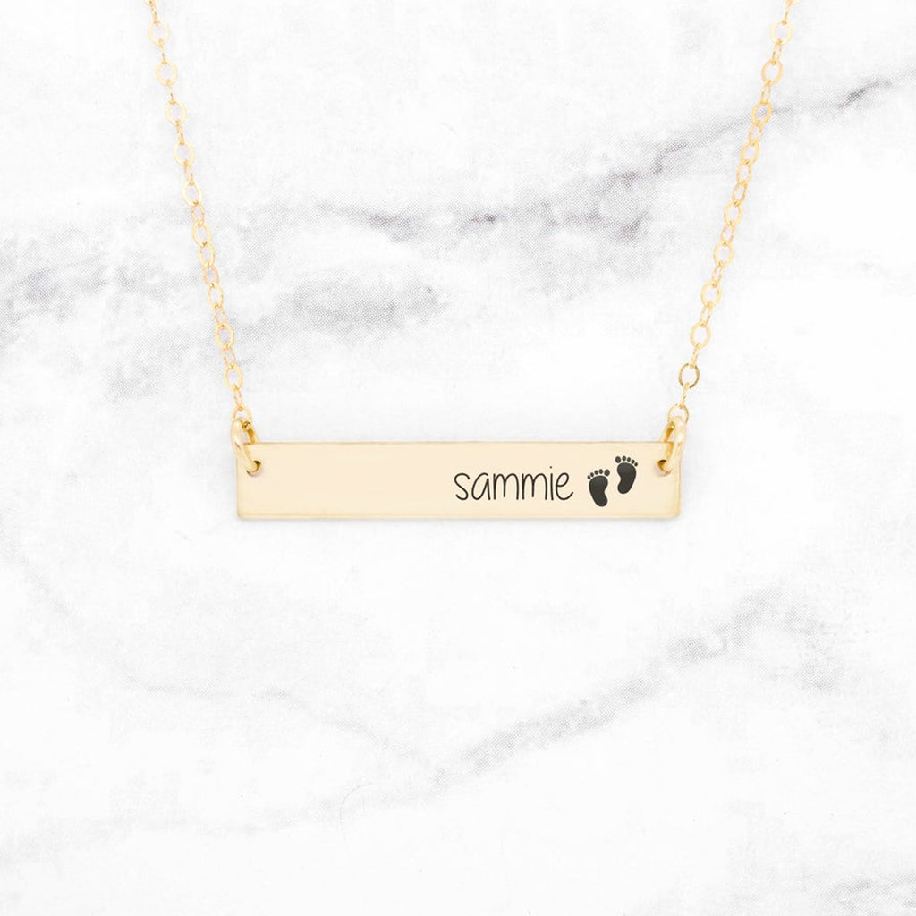 Baby Name Necklace - Personalized Necklace For Mom