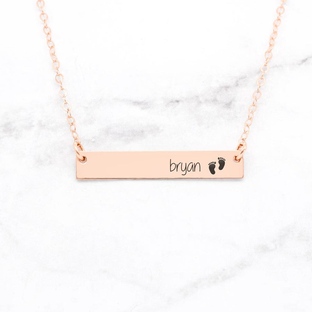 Baby Name Necklace - Personalized Necklace For Mom