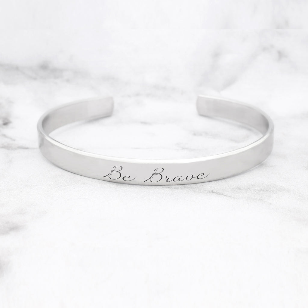 Be Brave Mantra Bracelet