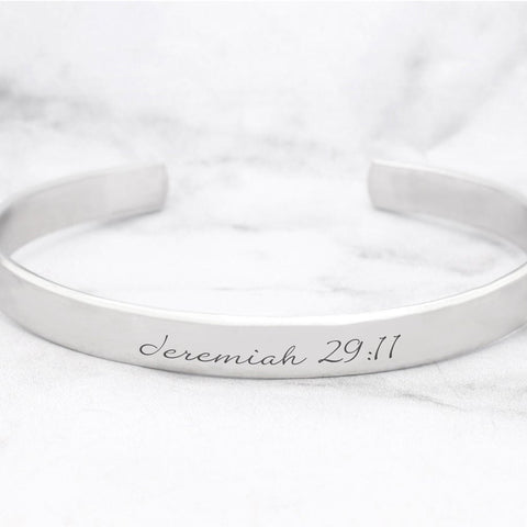 Gold Jeremiah 29:11 Bracelet