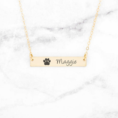 Personalized Dog Necklace - Dog Name Necklace