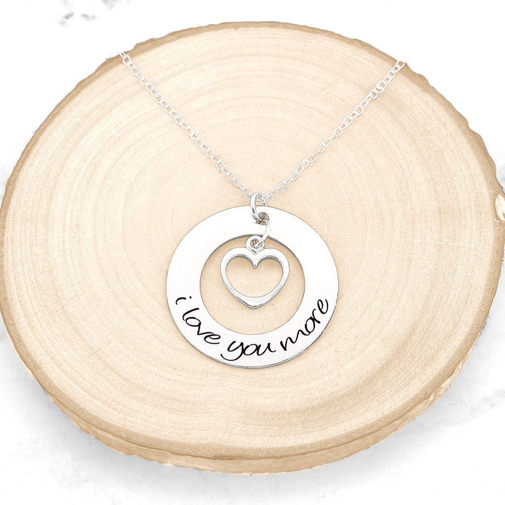 I Love You More Necklace - Love Necklace