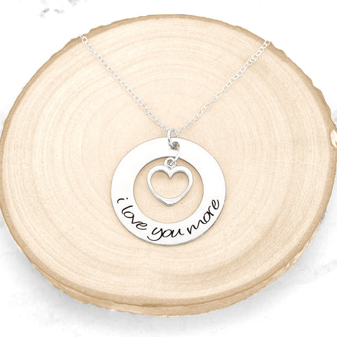 I Love You More Necklace