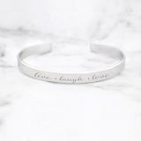 Live Laugh Love Bracelet