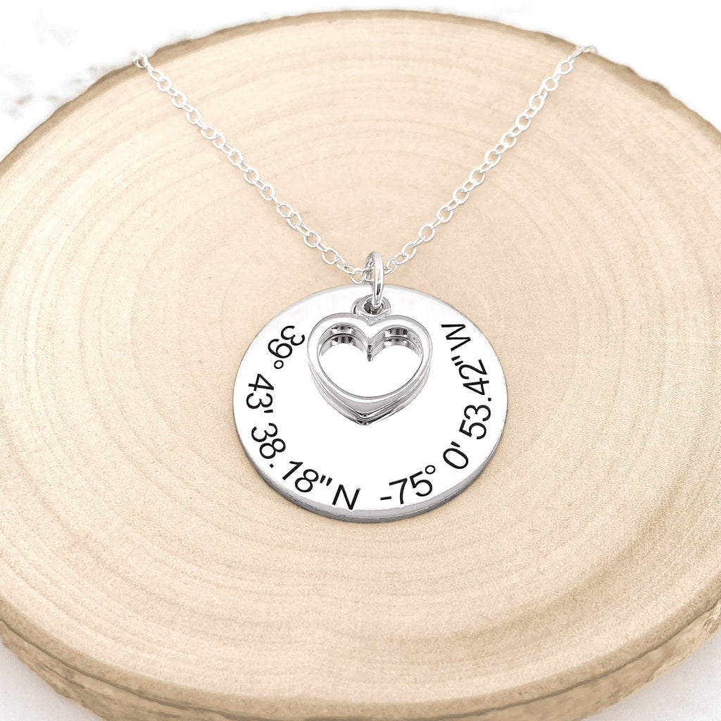 Personalized Coordinates Necklace