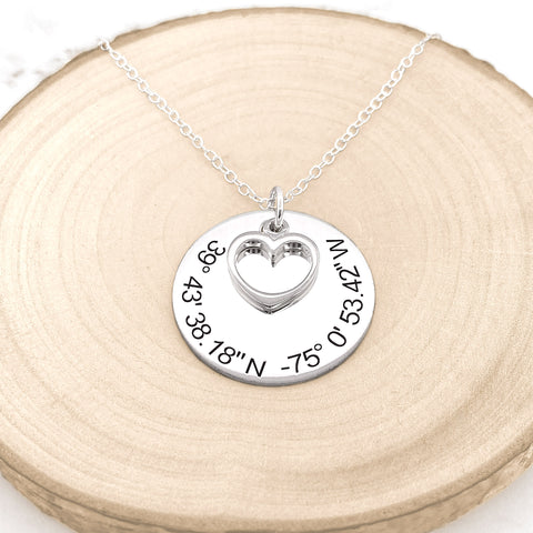 Personalized Sterling Silver Cross Charm Necklace