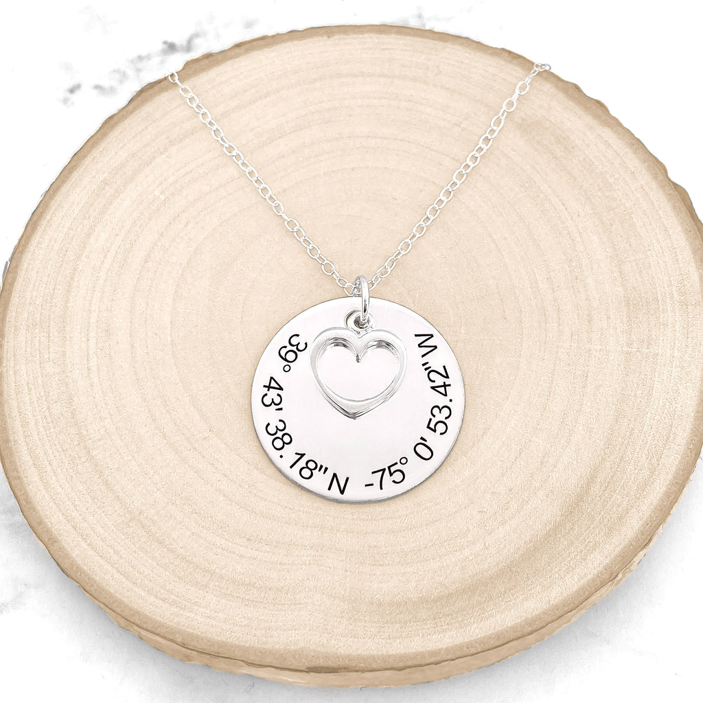 Personalized Coordinates Necklace