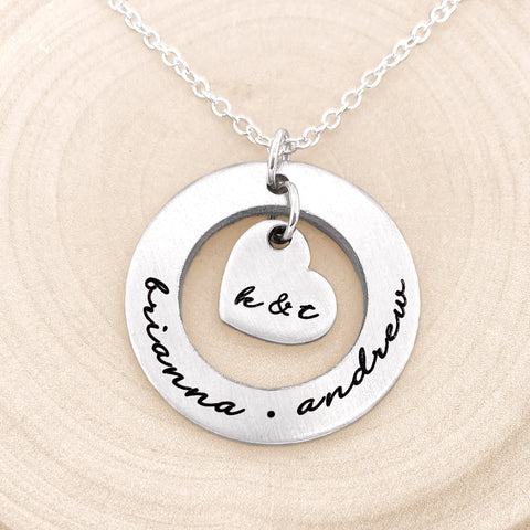 Personalized Hand Stamped Necklace