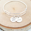 Personalized Anniversary Bracelet - Sterling Silver