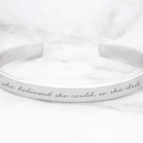 Fearless Word Bracelet