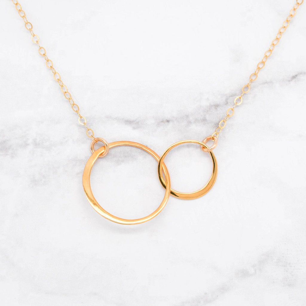 Sisters Necklace - Set of 2 Matching Gold Sisters Necklaces