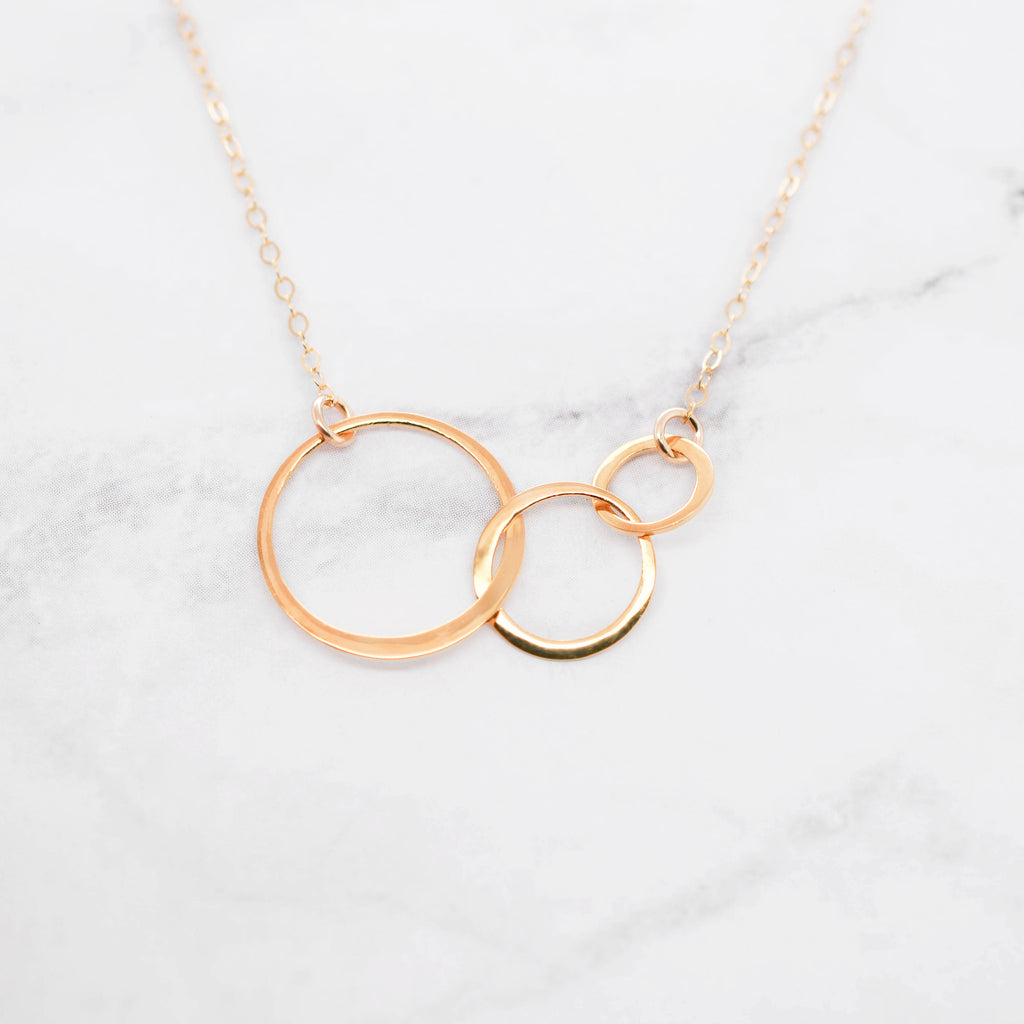 Generations Necklace - Sterling Silver, Gold, or Rose Gold Grandma Necklace