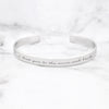 I Love You To The Moon And Back Quote Bracelet