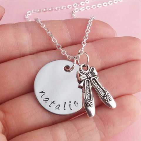 Personalized Hand Stamped Necklace
