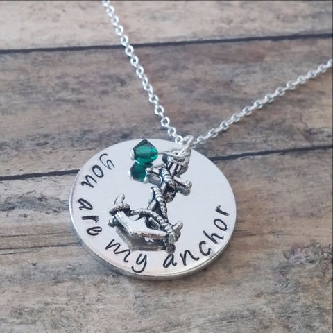 Personalized Hand Stamped Necklace