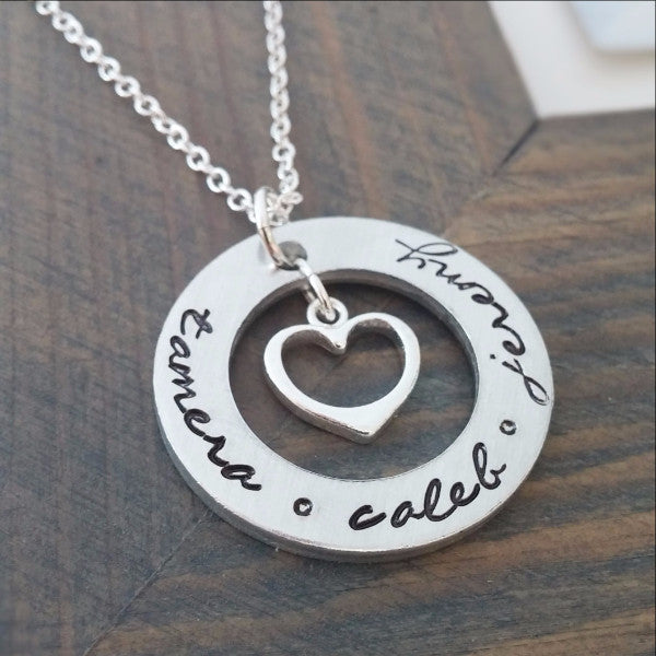 Personalized Necklace with Kids Names