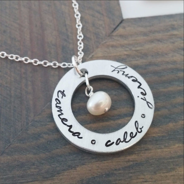 Personalized Necklace with Kids Names