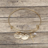 Gold John 3:16 Bracelet