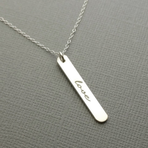 Personalized Necklace with Kids Names and Cross Charm